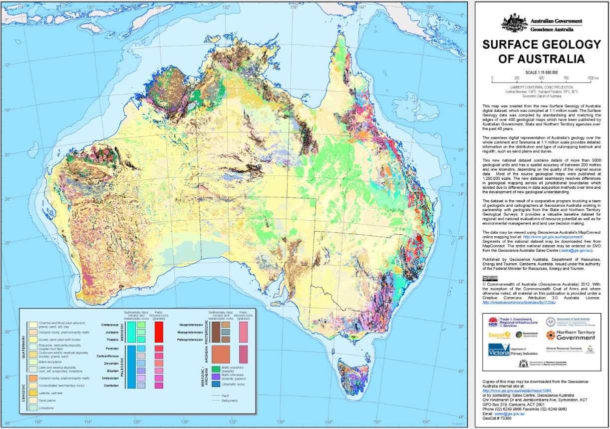 Product Catalogue Geoscience Australia